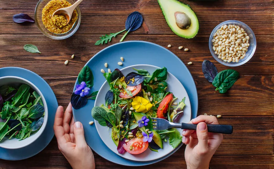 Yoga nutrition healthy lifestyle